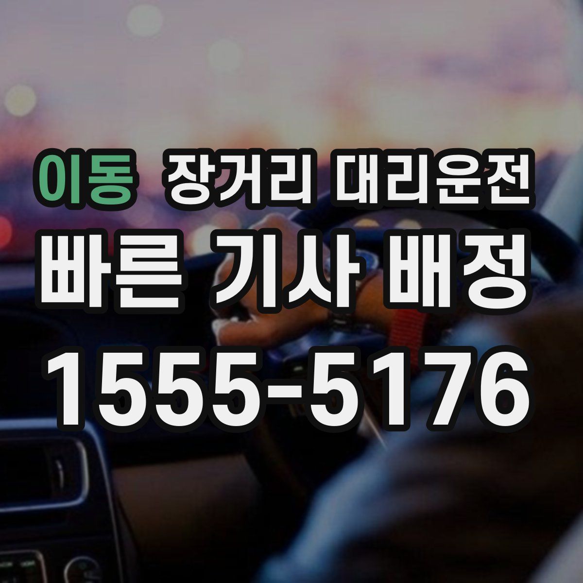 이동 장거리 대리운전