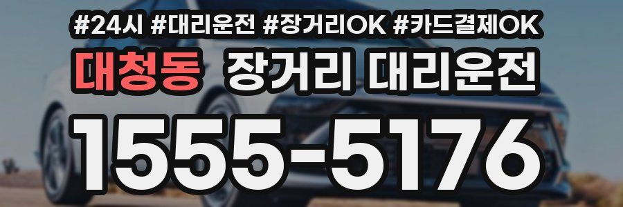 대청동 장거리 대리운전