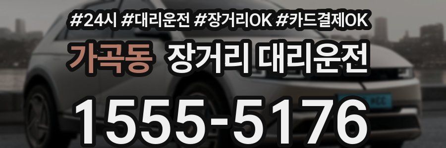 가곡동 장거리 대리운전