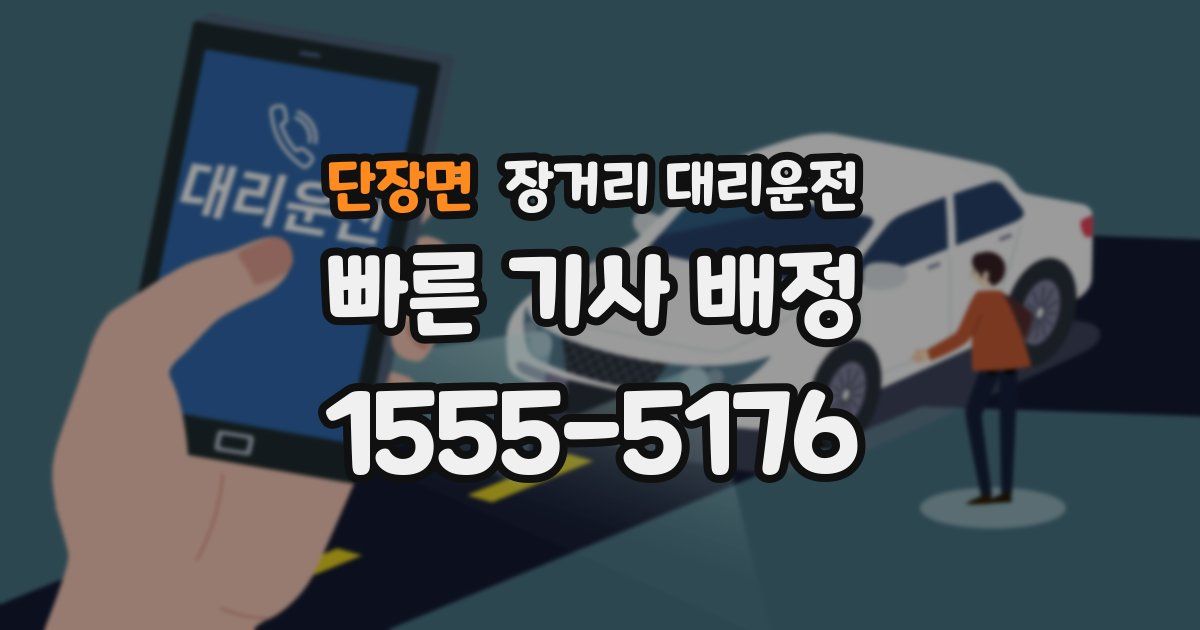 단장면 장거리 대리운전