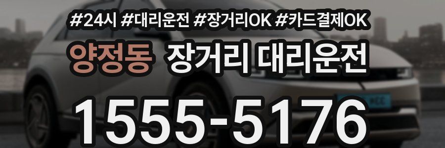 양정동 장거리 대리운전