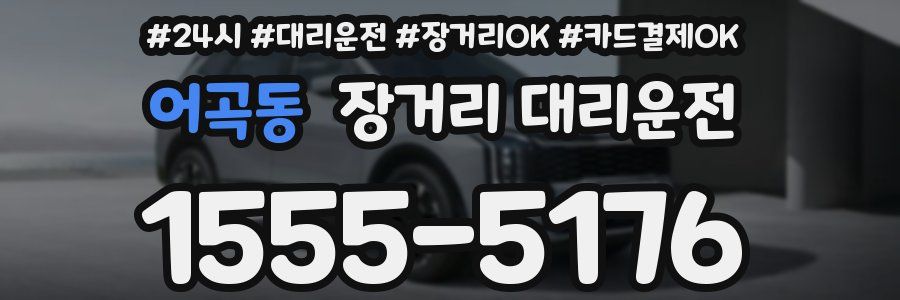 어곡동 장거리 대리운전