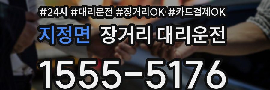 지정면 장거리 대리운전