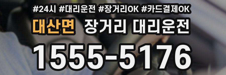 대산면 장거리 대리운전