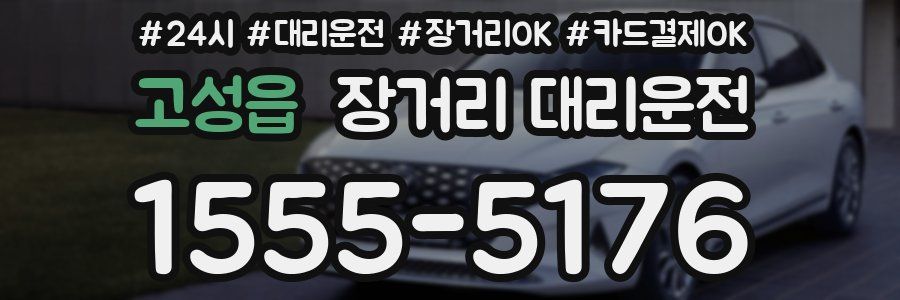 고성읍 장거리 대리운전