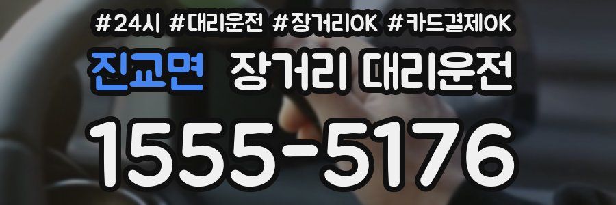 진교면 장거리 대리운전