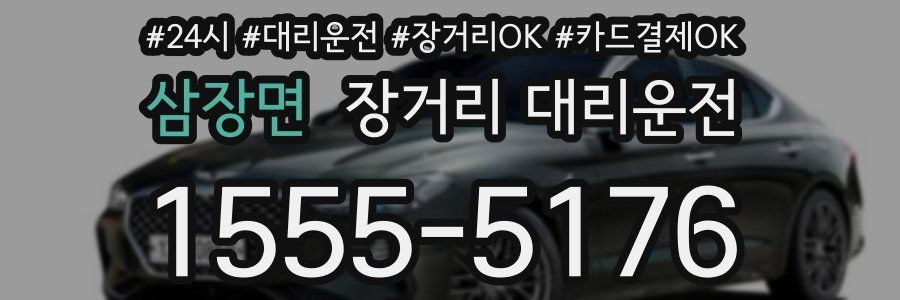 삼장면 장거리 대리운전