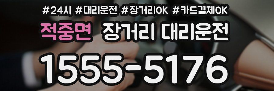 적중면 장거리 대리운전