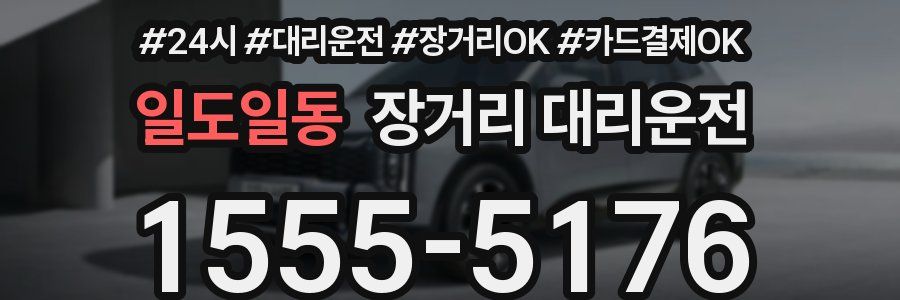 일도일동 장거리 대리운전