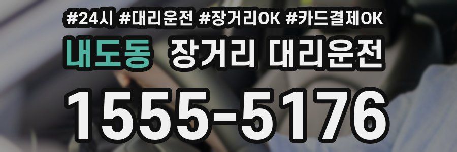 내도동 장거리 대리운전