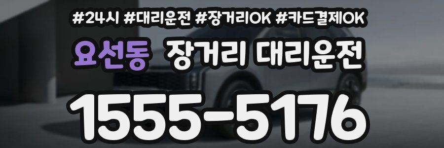 요선동 장거리 대리운전