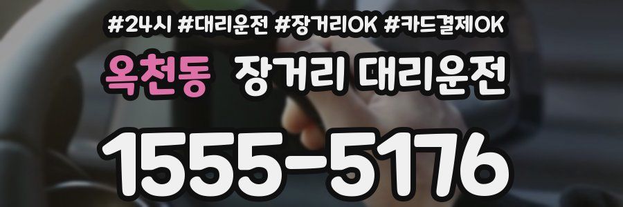 옥천동 장거리 대리운전
