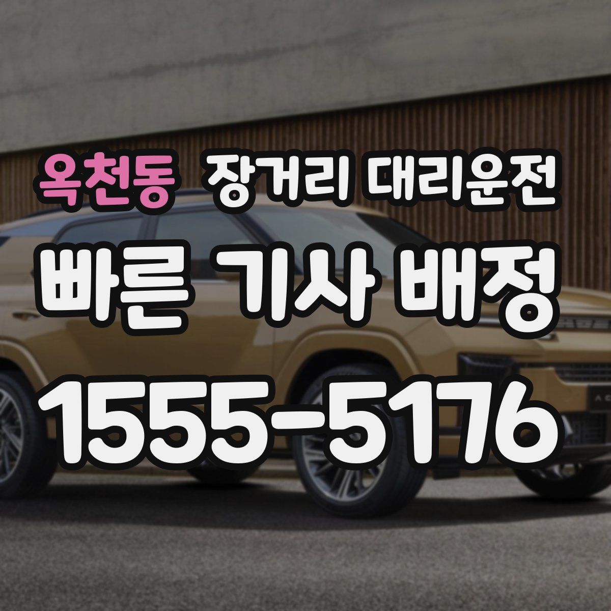 옥천동 장거리 대리운전