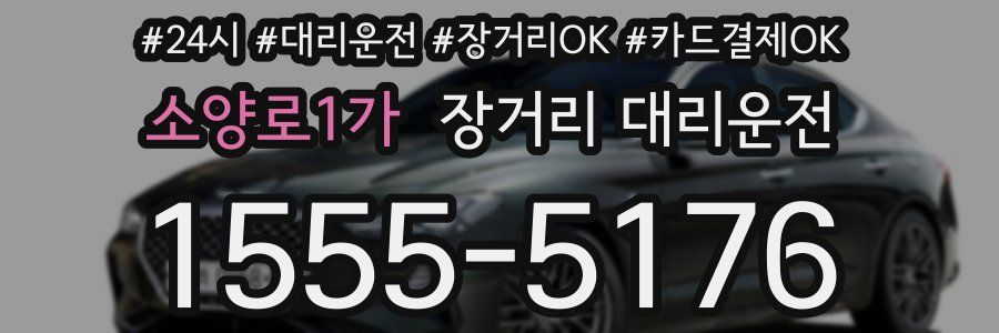 소양로1가 장거리 대리운전