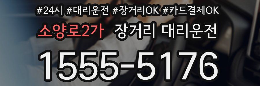 소양로2가 장거리 대리운전
