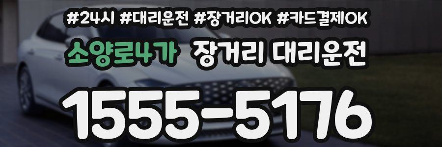 소양로4가 장거리 대리운전
