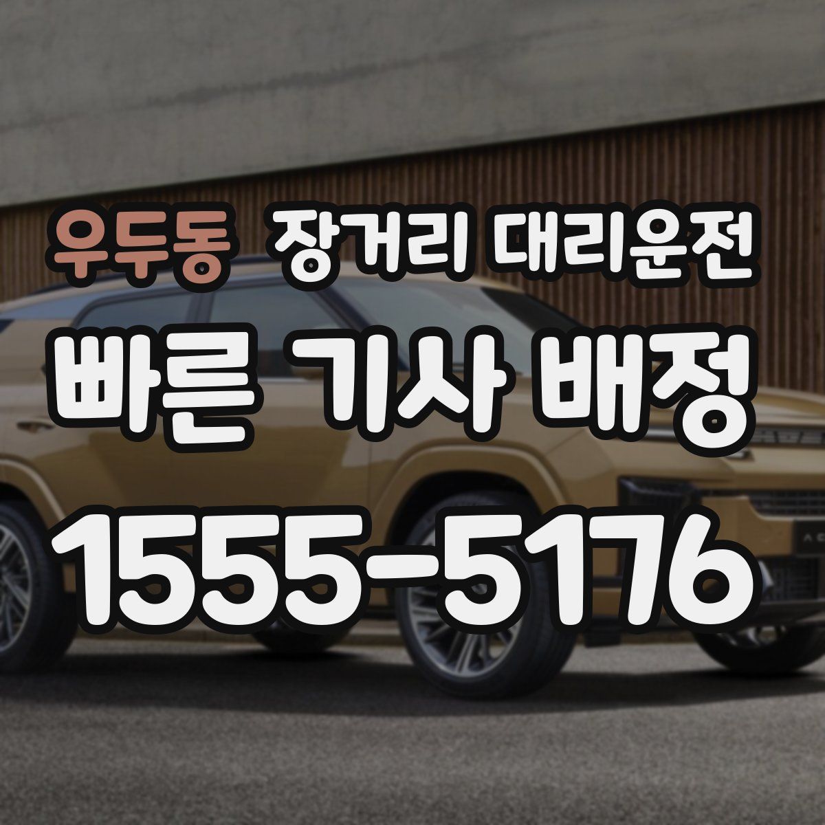 우두동 장거리 대리운전