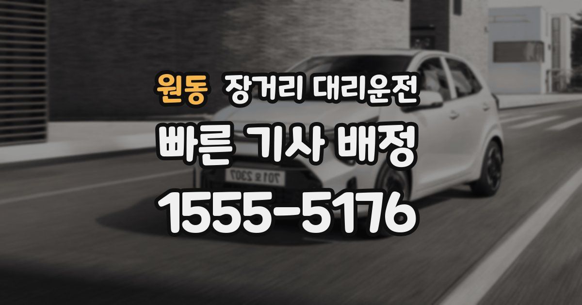 원동 장거리 대리운전
