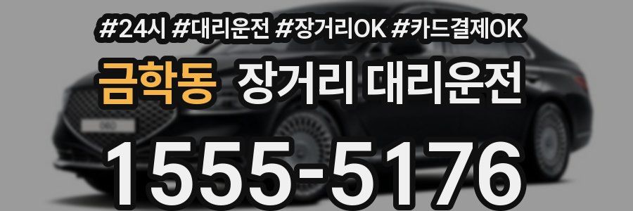 금학동 장거리 대리운전