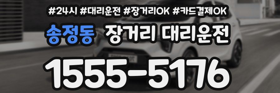 송정동 장거리 대리운전