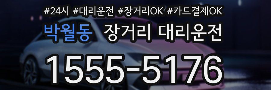 박월동 장거리 대리운전