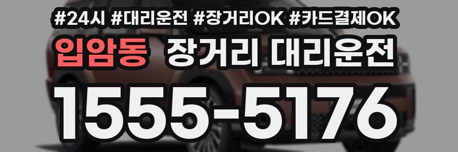 입암동 장거리 대리운전