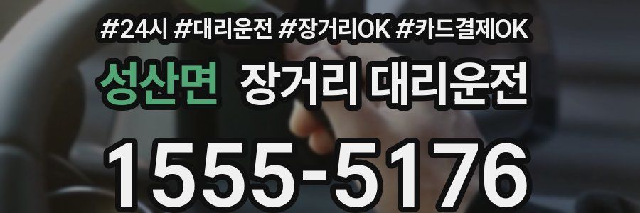 성산면 장거리 대리운전