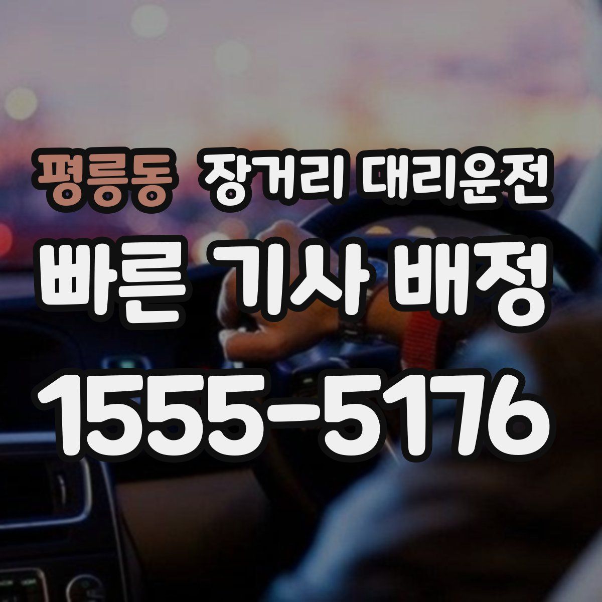 평릉동 장거리 대리운전