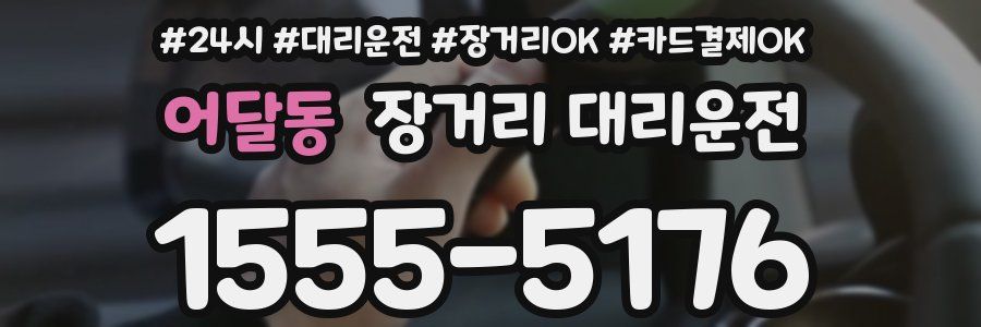 어달동 장거리 대리운전