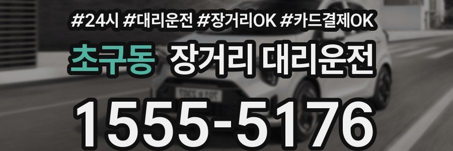 초구동 장거리 대리운전