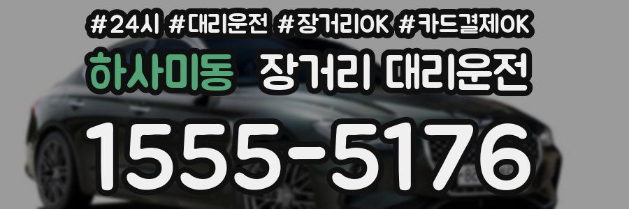 하사미동 장거리 대리운전