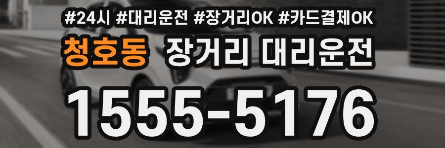 청호동 장거리 대리운전