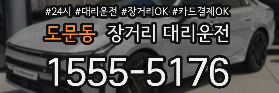 도문동 장거리 대리운전