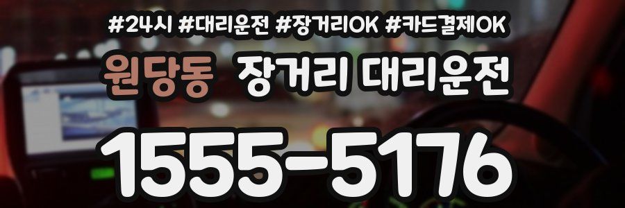 원당동 장거리 대리운전