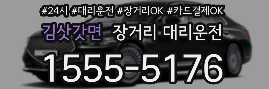김삿갓면 장거리 대리운전