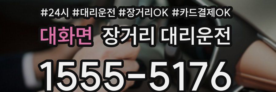 대화면 장거리 대리운전