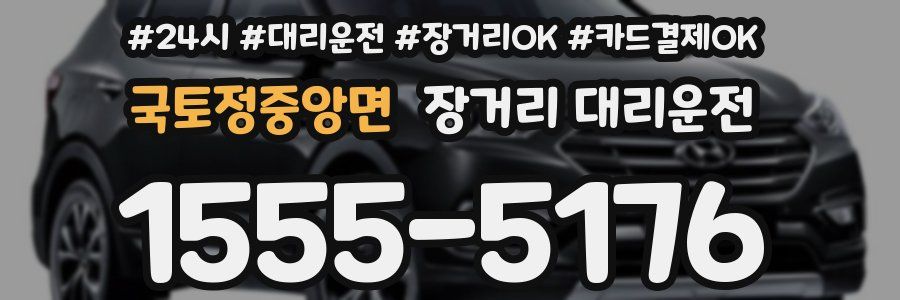 국토정중앙면 장거리 대리운전