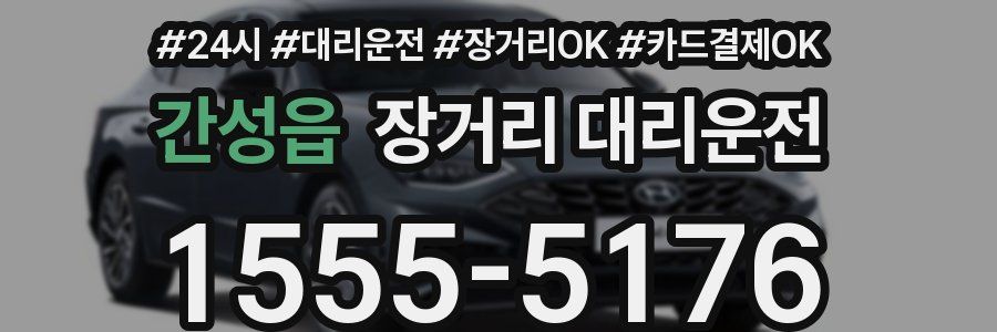 간성읍 장거리 대리운전
