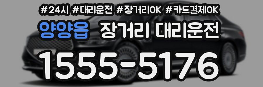 양양읍 장거리 대리운전