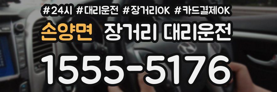 손양면 장거리 대리운전