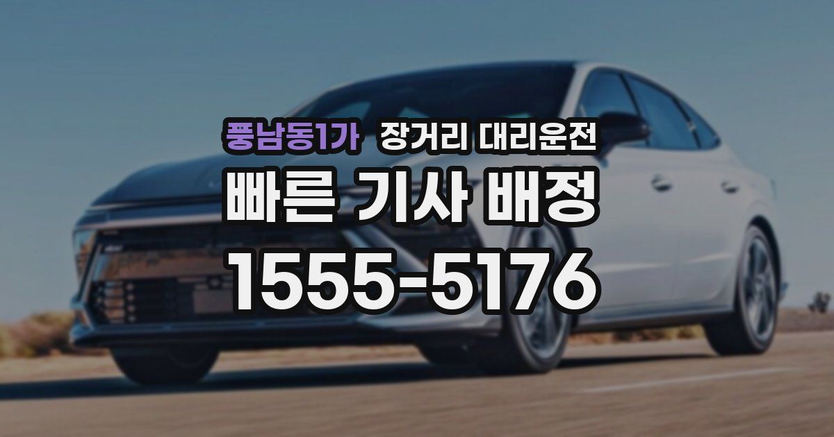 풍남동1가 장거리 대리운전