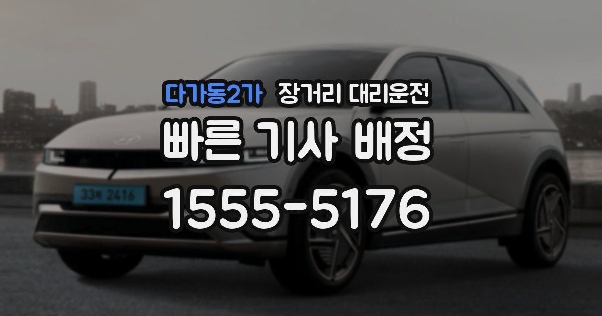 다가동2가 장거리 대리운전