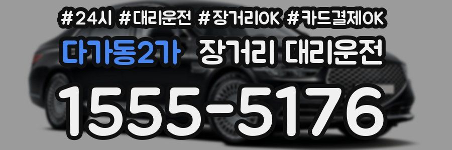 다가동2가 장거리 대리운전