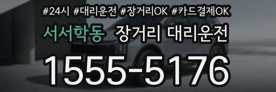 서서학동 장거리 대리운전