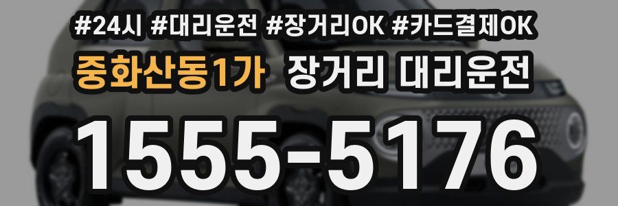 중화산동1가 장거리 대리운전