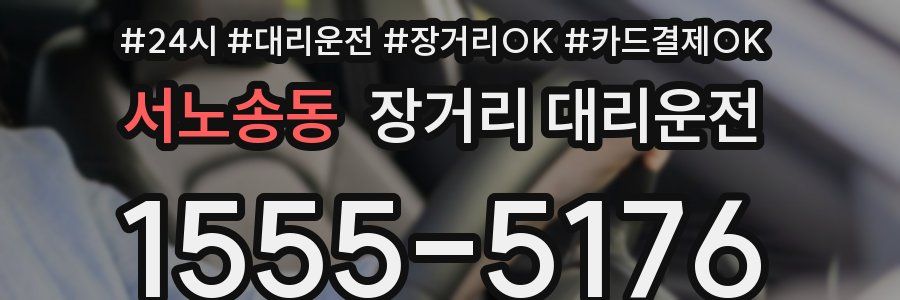 서노송동 장거리 대리운전