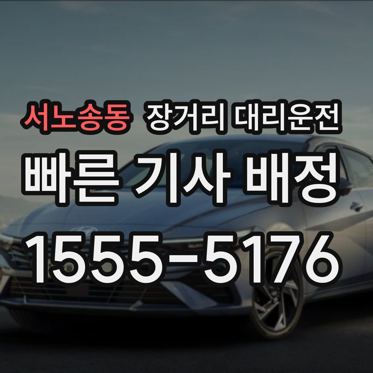 서노송동 장거리 대리운전
