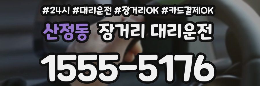 산정동 장거리 대리운전