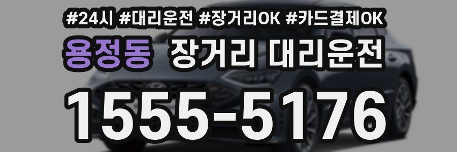 용정동 장거리 대리운전
