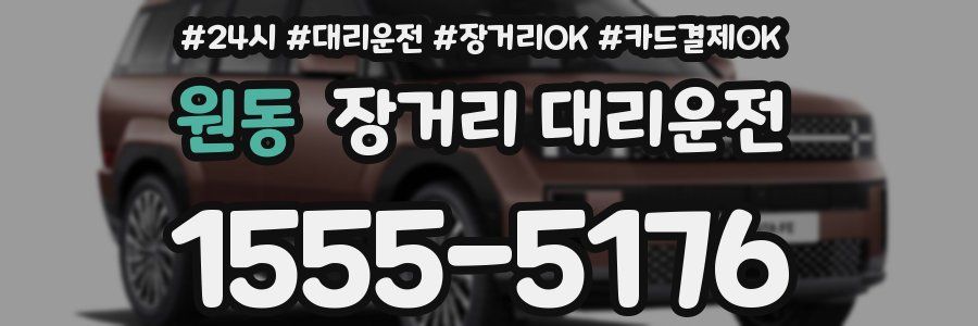 원동 장거리 대리운전